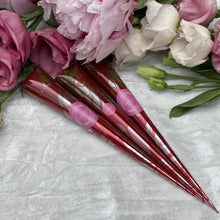 Load image into Gallery viewer, Red henna cone - 0.32mm tip
